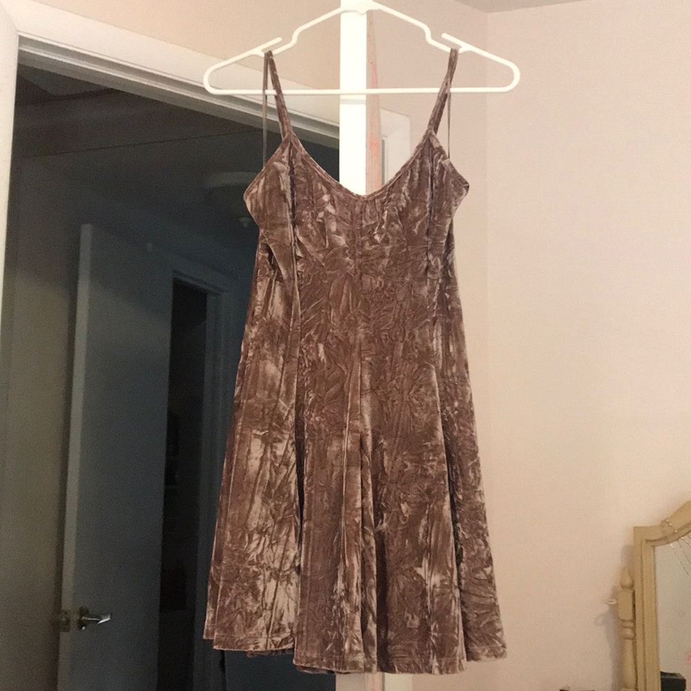 Cotton Candy L.A. Crushed Velvet Dress